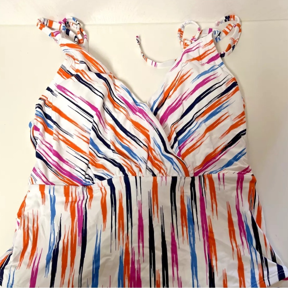 Sea Angel 1-Piece Lined Swimwear; Izzy Stripe